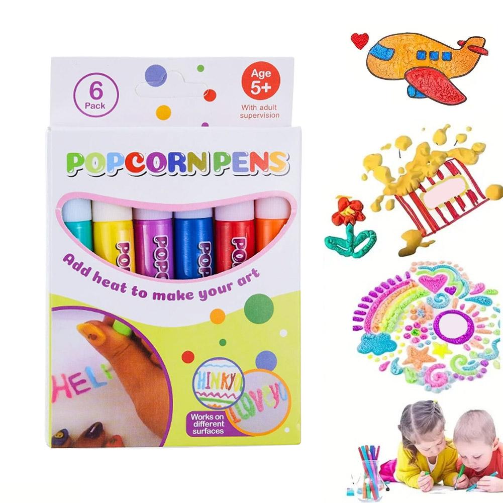 Puffy Popcorn Pen Set 3D Art M - Copic Marker Sketch ulasan dan harga