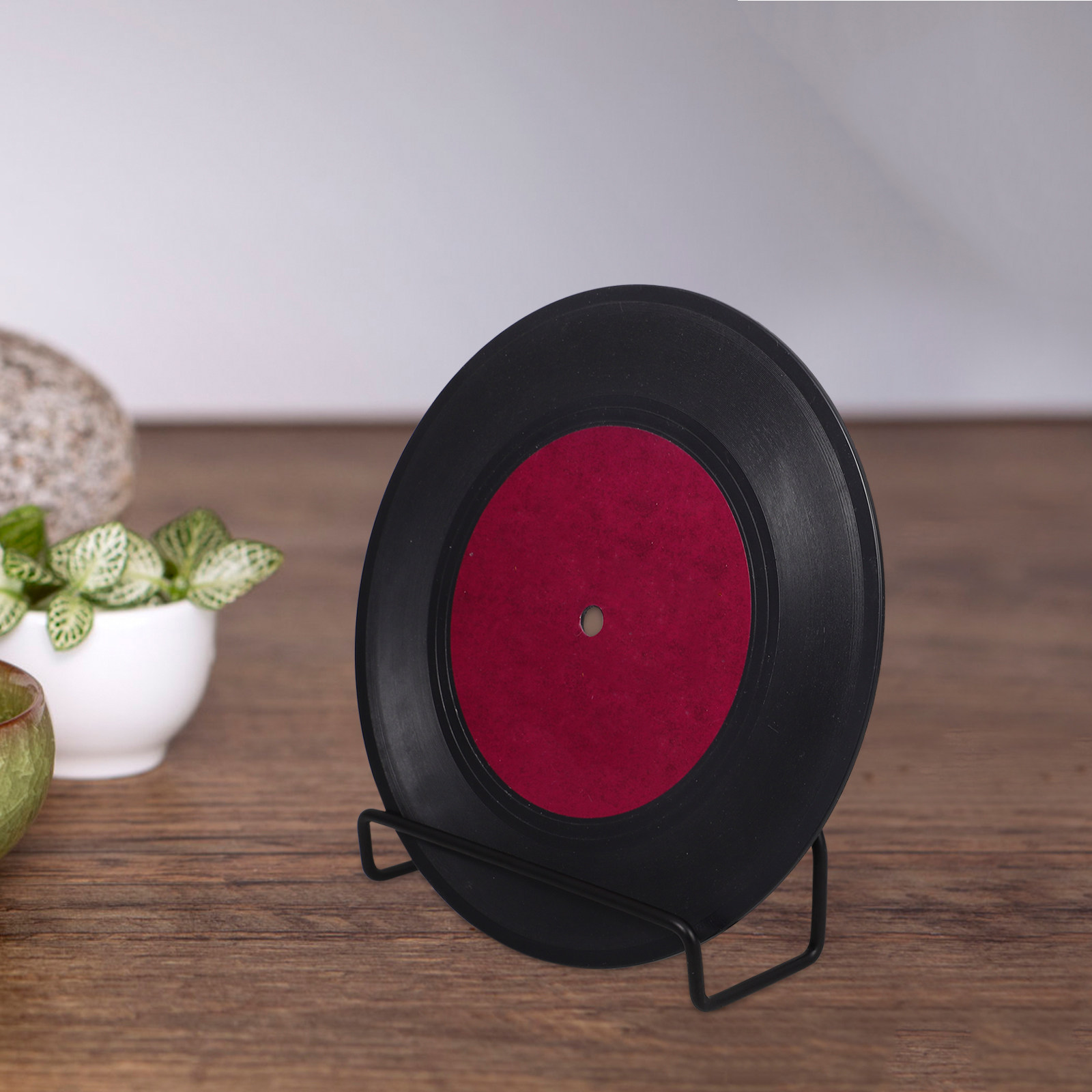 Wall Mounted Iron Vinyl Record - Magazine Holder Rack ulasan dan harga