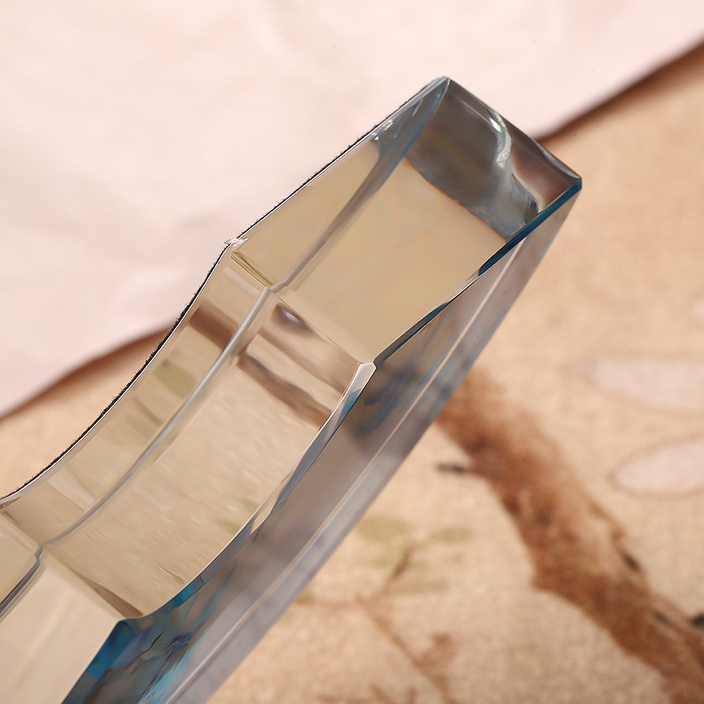 Creative Fan-shaped Crystal Pa - Paper Weight Crystal ulasan dan harga