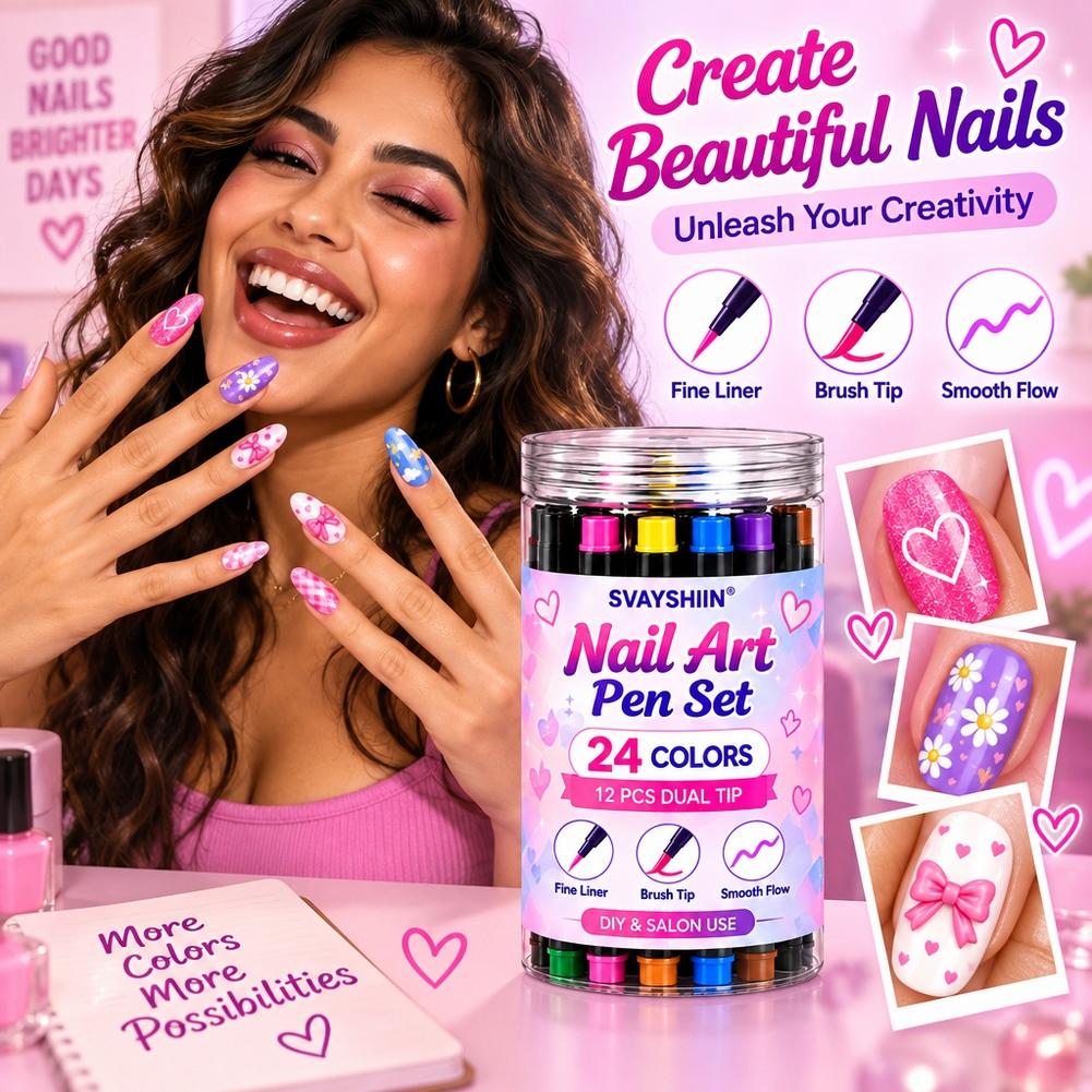 12Pcs Nail Art Painting Pen Du - Copic Marker Sketch ulasan dan harga