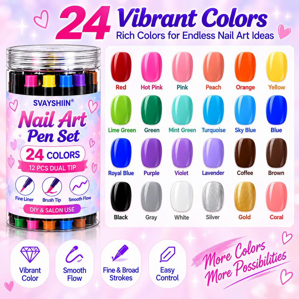 12Pcs Nail Art Painting Pen Du - Copic Marker Sketch ulasan dan harga