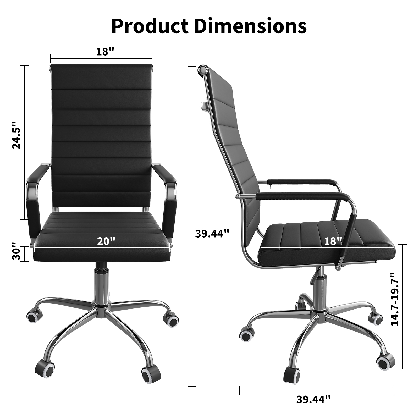 Executive Office Desk Chair, R - Leather Desk Pad ulasan dan harga