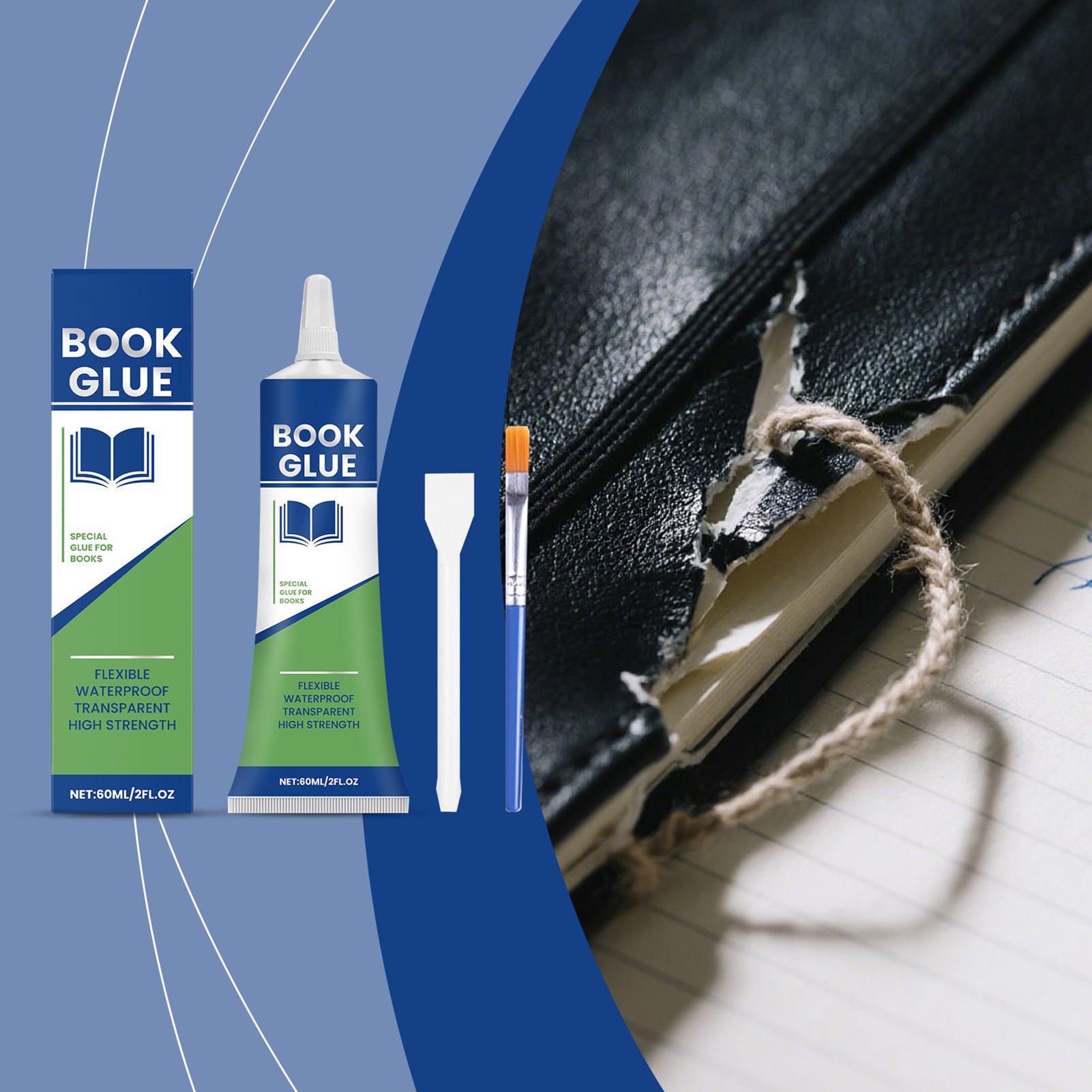 Book Repair Glue with Brush Pr - Ink Blotter Paper ulasan dan harga