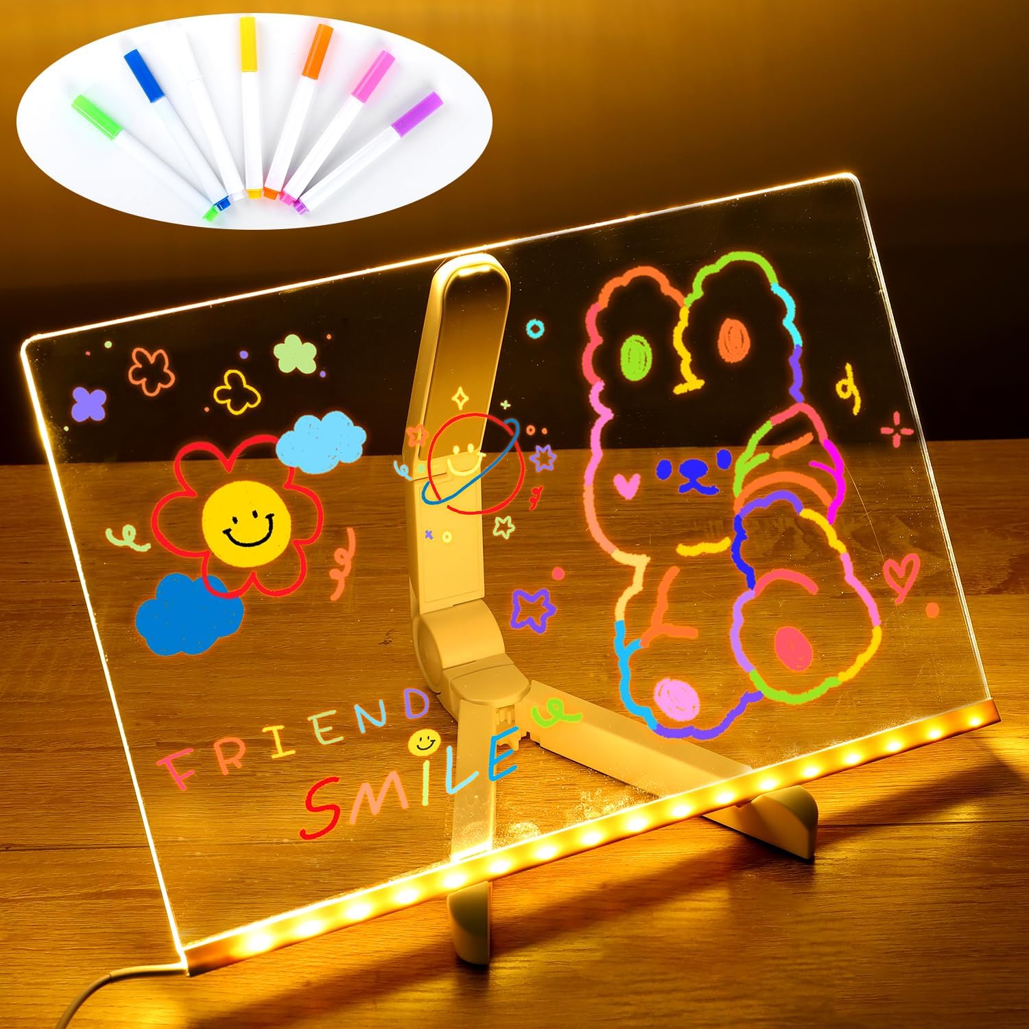 Acrylic Clear Light Up Drawing - Copic Marker Sketch ulasan dan harga