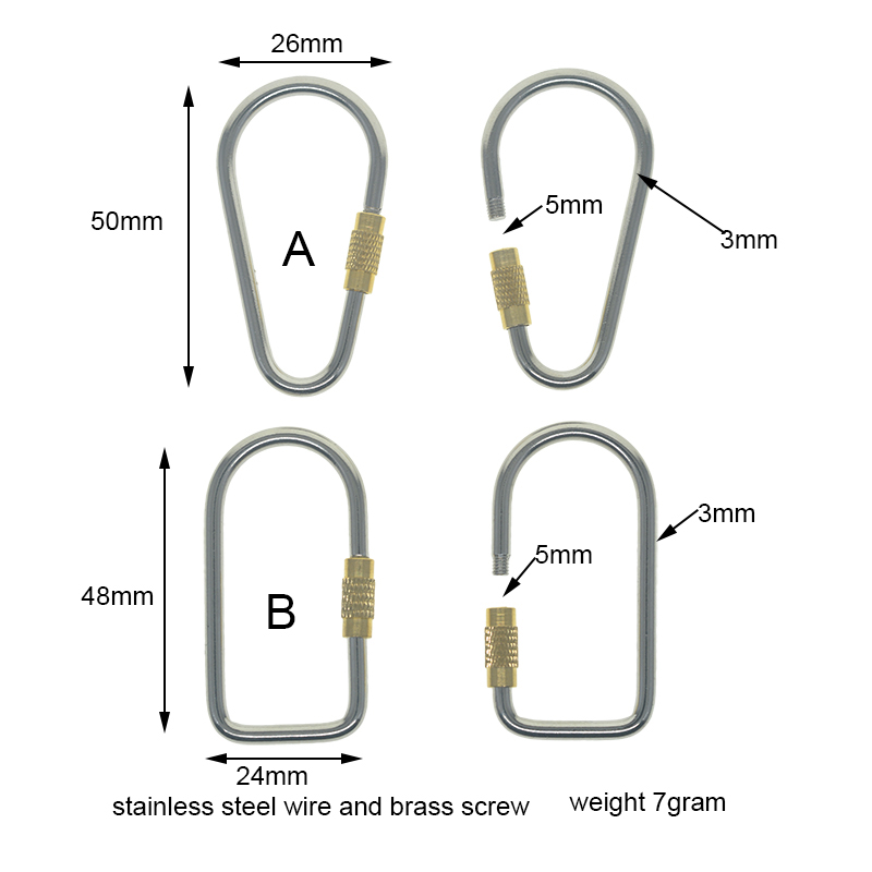 2pcs 50mm 2inch Stainless Stee - Letter Opener Brass ulasan dan harga